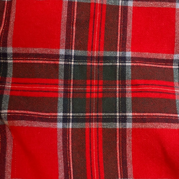 Vineyard Vines Nantucket Tartan Red Velvet Cocktail Pants Size 4 - Picture 6 of 11